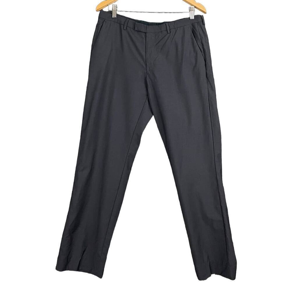 Hugo Boss‎ Dress Pants 34 R Men's 100% Virgin Wool | Blue Business Wear Slacks